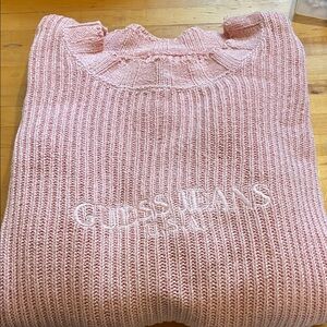 Guess Jeans USA Men’s Light Pink Knit Sweater